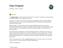 Tablet Screenshot of ginatrapani.org